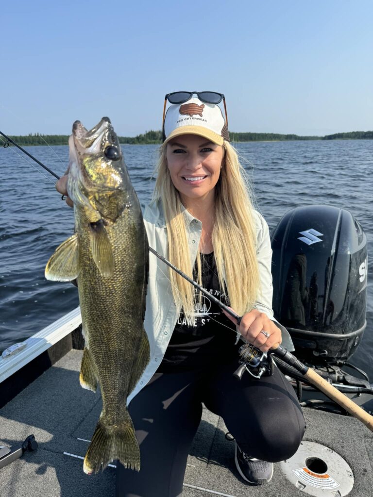 Several large walleye shown, emphasizing top-tier Walleye Fishing Ontario experiences